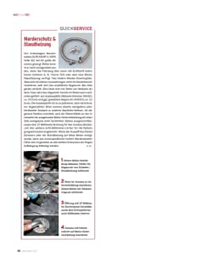 Quickservice: Marderschutz trotz Standheizung