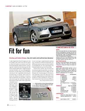 KURZTEST Audi A5 Cabrio 1.8 TFSI 170 PS