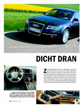 Vergleichstest: Neuer Audi A6 gegen A8 mit 4.2 l V8 und 335 PS