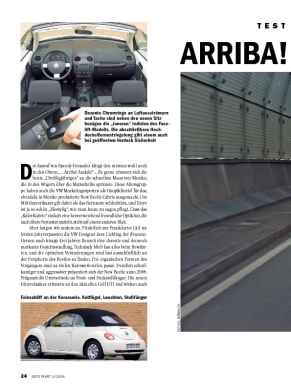 Test: New Beetle Cabriolet 1.6 mit 102 PS