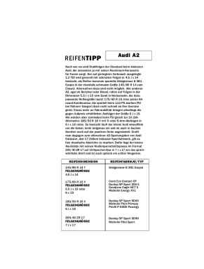 REIFENTIPP A2