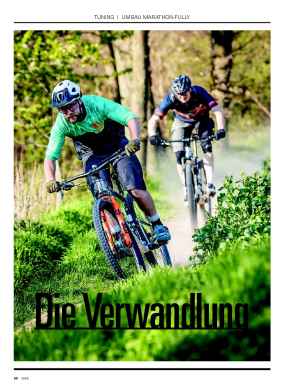 Down-Country-Bike: Umbau Marathon-Fully