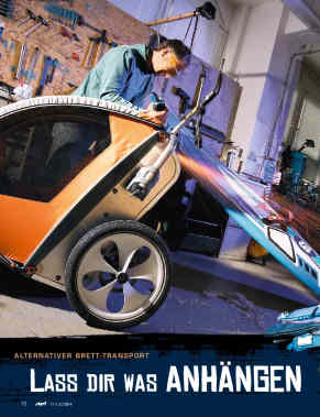 Alternativer Brett-Transport