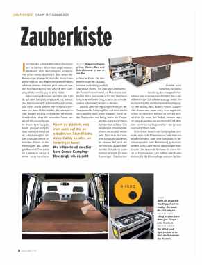 Campingtest Caddy mit QuQuQ-Box