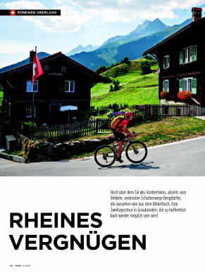 PDF: Kurztrip Schweiz, Graubünden: Graveltouren am Vorderrhein