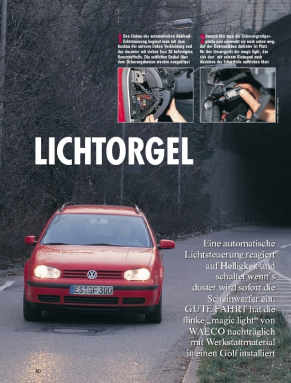 Vollautomatische Lichtsteuerung
