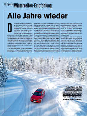 Special: Winterreifen-Empfehlung