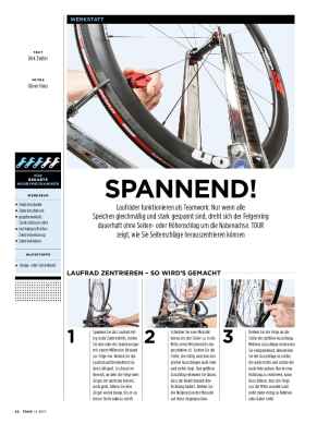 Speichen Spannen