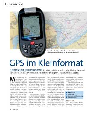 ELEKTRONISCHE SEEKARTENPLOTTER