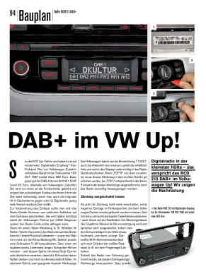 Bauplan: Radio RCD215 DAB+
