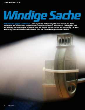 Windmesser Test 2012