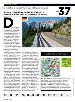 Pass-Steckbrief: Deutschland: Rossfeld-Panoramastraße