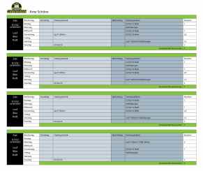 90-Tage-Challenge: Trainingsplan Arne komplett