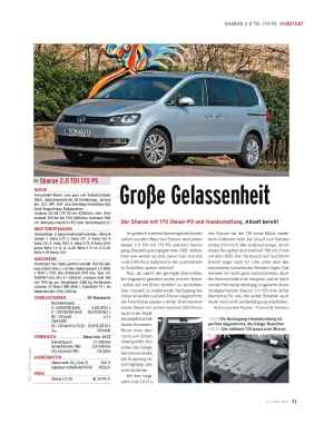 KURZTEST Sharan 2.0 TDI 170 PS