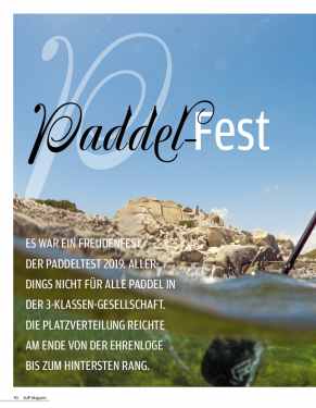 SUP Test: Paddel