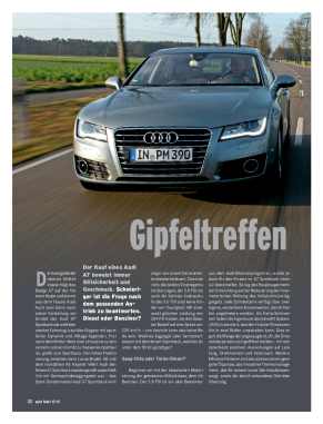 Vergleichstest Audi A7 3.0 TDI vs. Audi A7 2.8 FSI 204 PS
