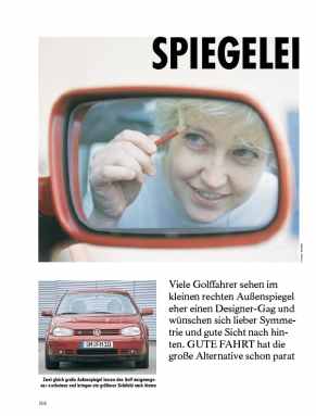 Großer rechter Außenspiegel für Golf 4