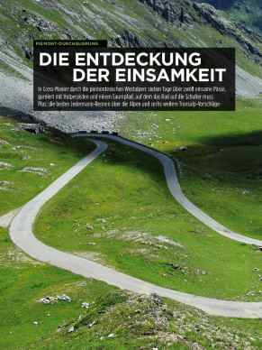 Italien: Piemont Durchquerung