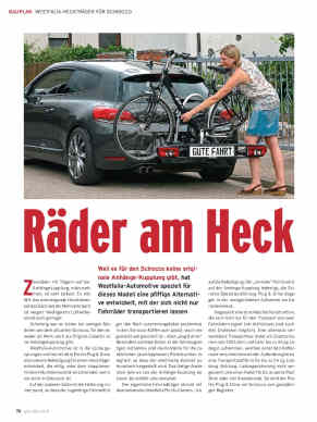 Westfalia-Heckträger am Scirocco