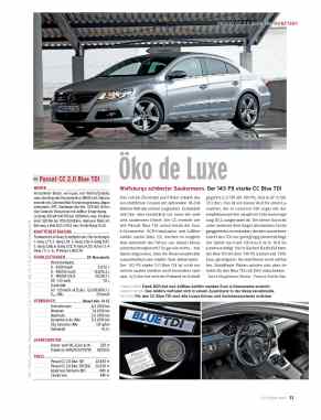 Kurztest: Passat CC 2.0 Blue TDI mit 143 PS