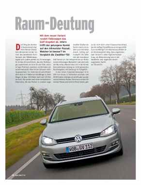 Vergleichstest: Golf Variant vs. Passat Variant