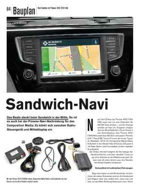 Bauplan: Navi-Funktion mit Pioneer AVIC-F260 VAG