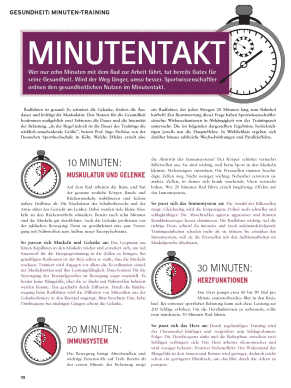 Minuten Training