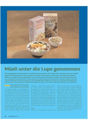 Müsli unter die Lupe genommen