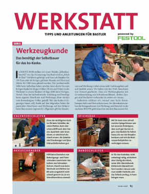 Werkzeugkunde