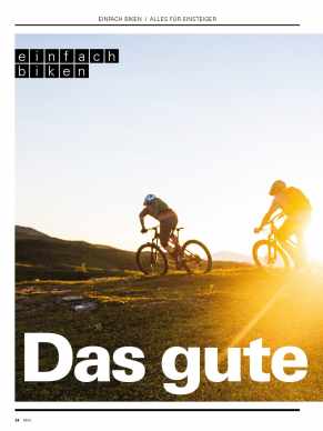 Einfach biken - Alles für Einsteiger
