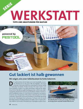 Gut lackiert ist halb gewonnen