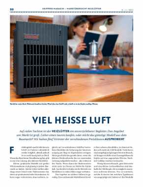 Heizung: Heizlüfter, 5 Modelle