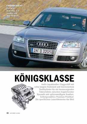 Fahrbericht: Der neue Audi A8 L 6.0 Quattro mit 450 PS W12