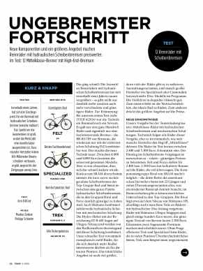 Test 2015: Rennräder mit Scheibenbremsen