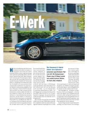 Porsche Panamera S Hybrid 380 PS