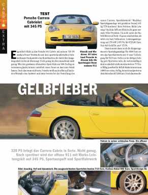 Test: Porsche Carrera Cabriolet mit 345 PS