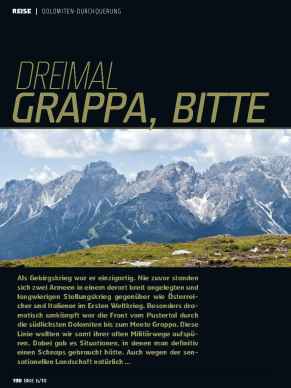 Italien: Dolomiten-Durchquerung
