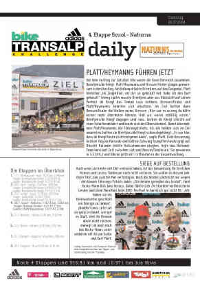 Transalp 4 Etappe Mittenwald  Scoul - Naturns