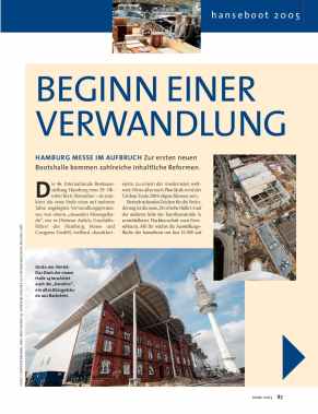 Beginn einer Verwandlung