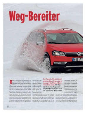 FAHRBERICHT Passat Alltrack 2.0 TDI 4Motion 140 PS