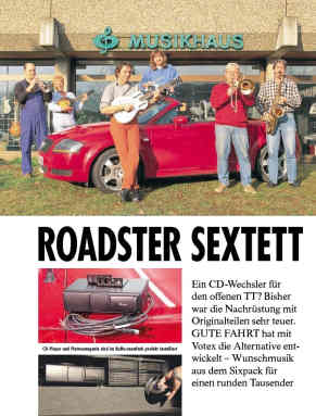 Original CD-Wechsler für den Audi TT Roadster