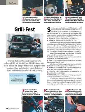 Singleframe-Grill für Audi A3 ab MJ 2004