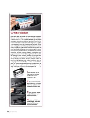 CD-Halter einbauen
