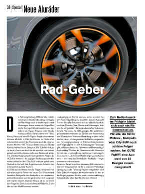 Special: Neue Aluräder
