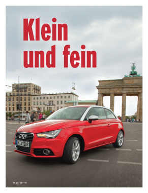 FAHRBERICHT Audi A1