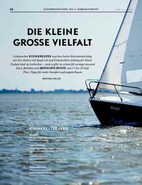 Kleinkreuzer-Serie: Kleinkreuzer, Gebrauchtboote, Marktübersicht