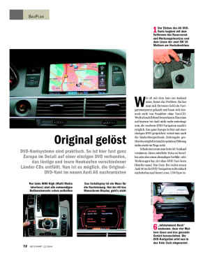 Original DVD-Navigationssystem für den Audi A6