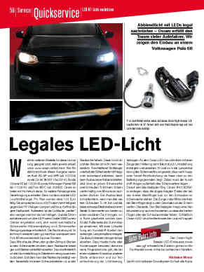 Quickservice: LED-H7-Licht nachrüsten