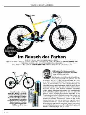 BIKE-Lackierung selbstgesprüht