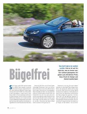 FAHRBERICHT Golf Cabriolet 1.6 TDI BMT 105 PS & 1.4 TSI 160 PS